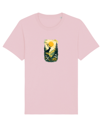 CERB CARPATIN - PRIMAVARA - MUNTI - BRAZI -SOARE 2 Cotton Pink