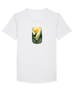 CERB CARPATIN - PRIMAVARA - MUNTI - BRAZI -SOARE 2 Tricou mânecă scurtă guler larg Bărbat Skater