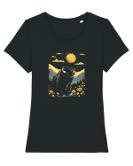 ZIMBRU - PRIMAVARA - MUNTI - BRAZI -SOARE 2 Tricou mânecă scurtă guler larg fitted Damă Expresser