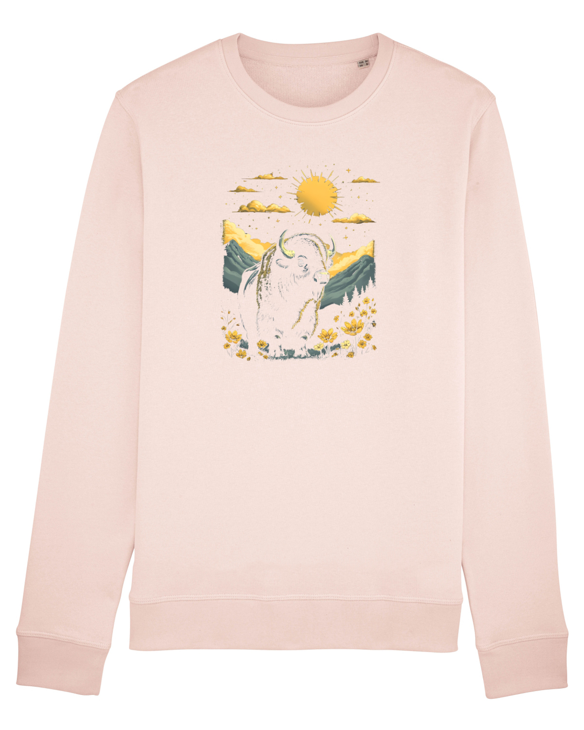 Bluză mânecă lungă Unisex Rise Candy Pink