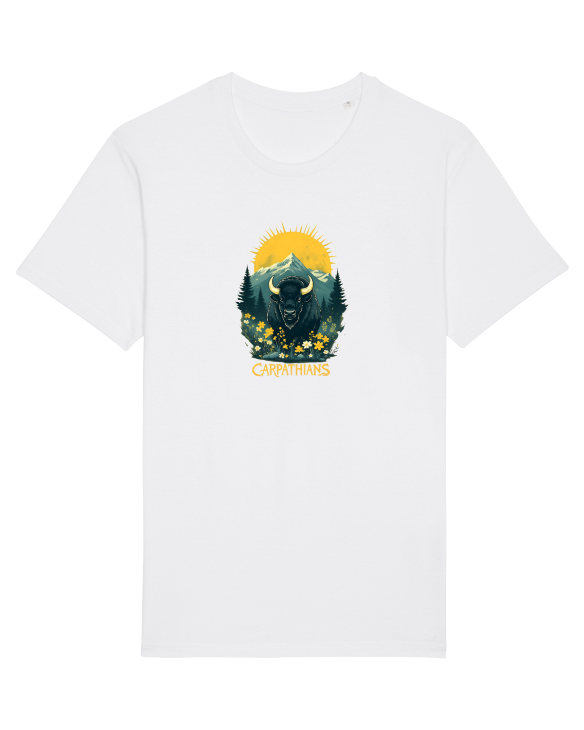 Tricou mânecă scurtă Unisex Rocker White