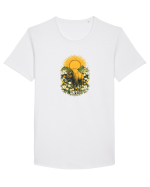 ZIMBRU - PRIMAVARA - MUNTI -CARPATHIANS -  BRAZI -SOARE  3 Tricou mânecă scurtă guler larg Bărbat Skater