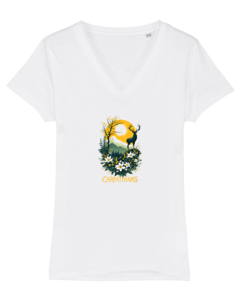 CERB - PRIMAVARA - MUNTI - CARPATHIANS -  BRAZI -SOARE  2 White