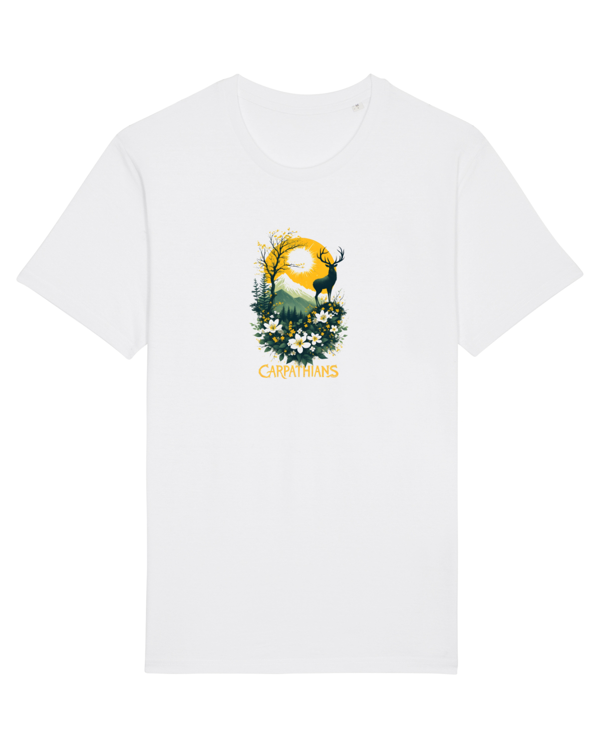 Tricou mânecă scurtă Unisex Rocker White