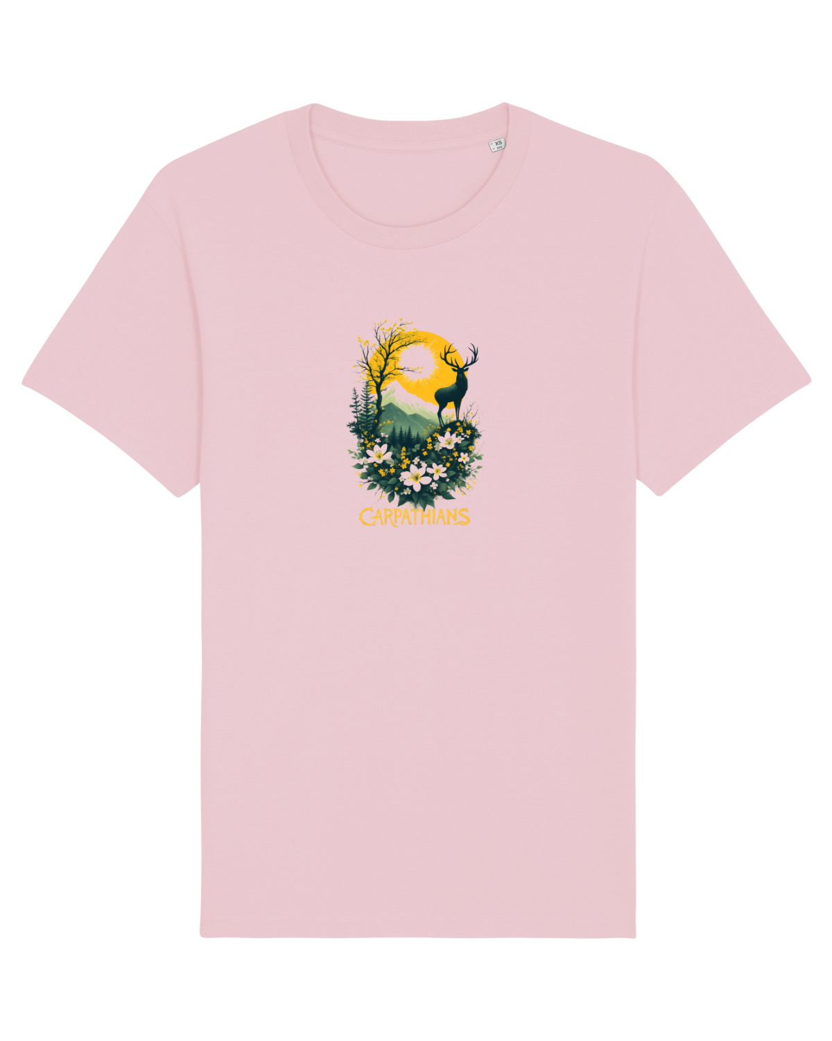 Tricou mânecă scurtă Unisex Rocker Cotton Pink