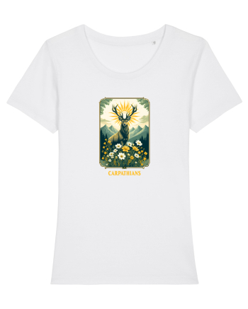 CERB - PRIMAVARA - MUNTI - CARPATHIANS -  BRAZI -SOARE  3 White