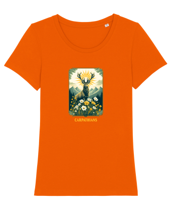 CERB - PRIMAVARA - MUNTI - CARPATHIANS -  BRAZI -SOARE  3 Bright Orange