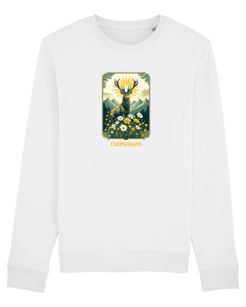 CERB - PRIMAVARA - MUNTI - CARPATHIANS -  BRAZI -SOARE  3 White