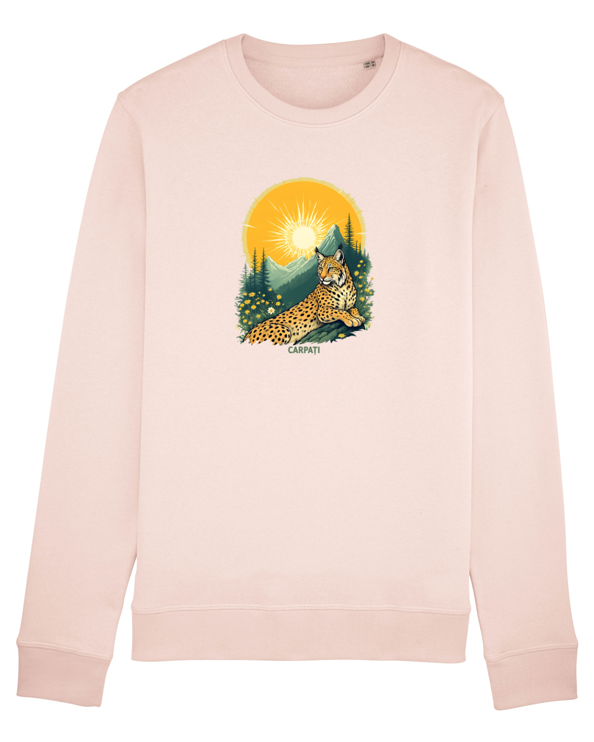 Bluză mânecă lungă Unisex Rise Candy Pink