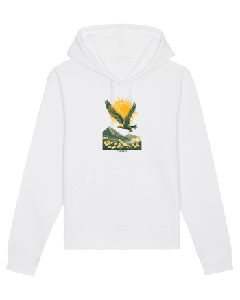 VULTUR - PRIMAVARA - MUNTI - CARPATI -  BRAZI -SOARE  3 White