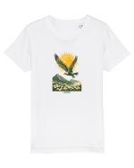 VULTUR - PRIMAVARA - MUNTI - CARPATI -  BRAZI -SOARE  3 Tricou mânecă scurtă  Copii Mini Creator
