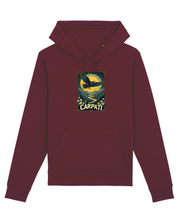 VULTUR - PRIMAVARA - MUNTI - CARPATI -  BRAZI -SOARE  4 Burgundy