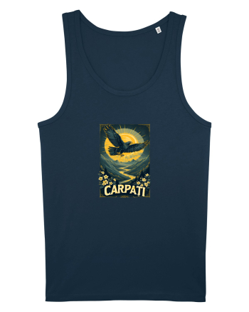 VULTUR - PRIMAVARA - MUNTI - CARPATI -  BRAZI -SOARE  4 Navy
