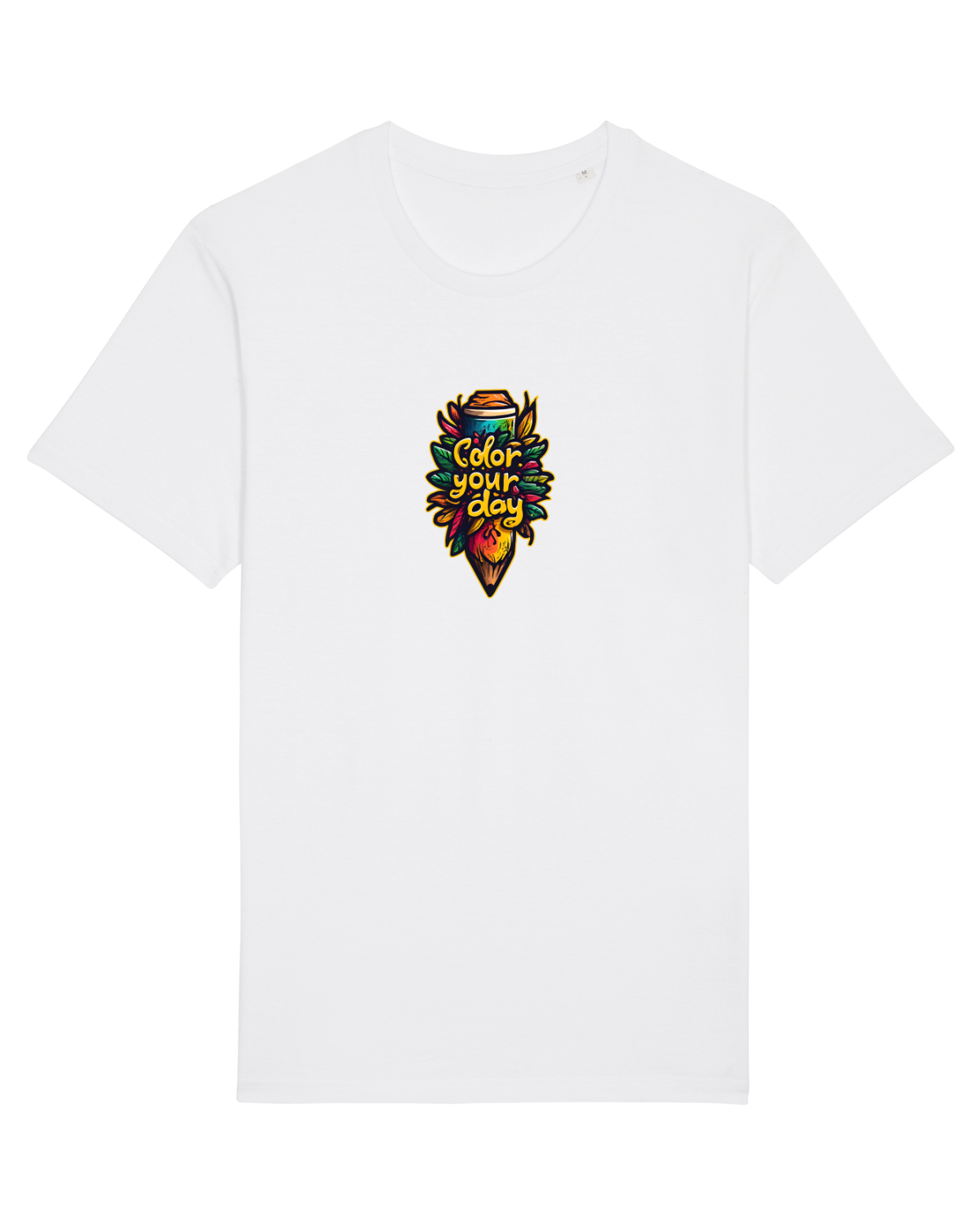 Tricou mânecă scurtă Unisex Rocker White