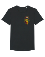 COLOR YOUR DAY - COLOREAZA-TI ZIUA - CREION COLORAT - PRIMAVARA - lateral Tricou mânecă scurtă guler larg Bărbat Skater