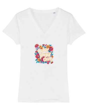 COLOR YOUR DAY - COLOREAZA-TI ZIUA - FLORI - PRIMAVARA White