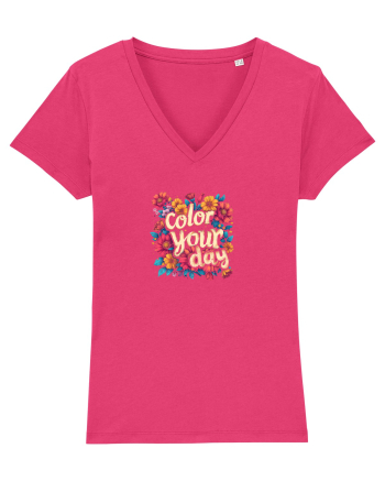 COLOR YOUR DAY - COLOREAZA-TI ZIUA - FLORI - PRIMAVARA Raspberry
