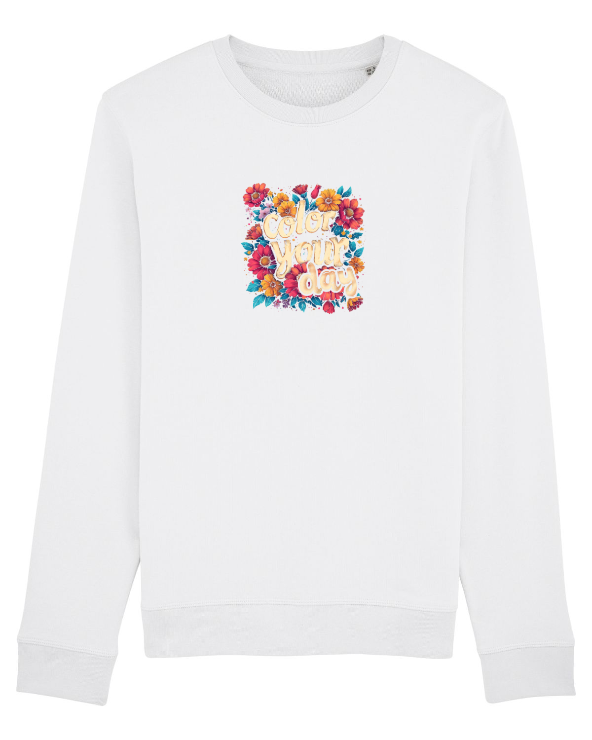 Bluză mânecă lungă Unisex Rise White
