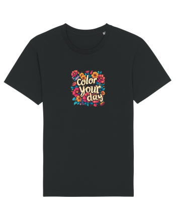 COLOR YOUR DAY - COLOREAZA-TI ZIUA - FLORI - PRIMAVARA Black