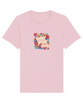 COLOR YOUR DAY - COLOREAZA-TI ZIUA - FLORI - PRIMAVARA Cotton Pink
