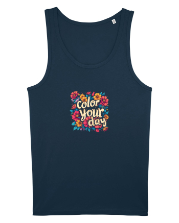 COLOR YOUR DAY - COLOREAZA-TI ZIUA - FLORI - PRIMAVARA Navy