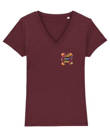 COLOR YOUR DAY - COLOREAZA-TI ZIUA  - PRIMAVARA - lateral Burgundy
