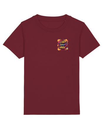 COLOR YOUR DAY - COLOREAZA-TI ZIUA  - PRIMAVARA - lateral Burgundy