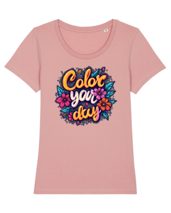 COLOR YOUR DAY - COLOREAZA-TI ZIUA - FLORI - PRIMAVARA 2 Canyon Pink