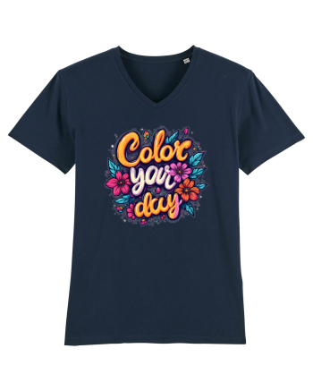 COLOR YOUR DAY - COLOREAZA-TI ZIUA - FLORI - PRIMAVARA 2 French Navy