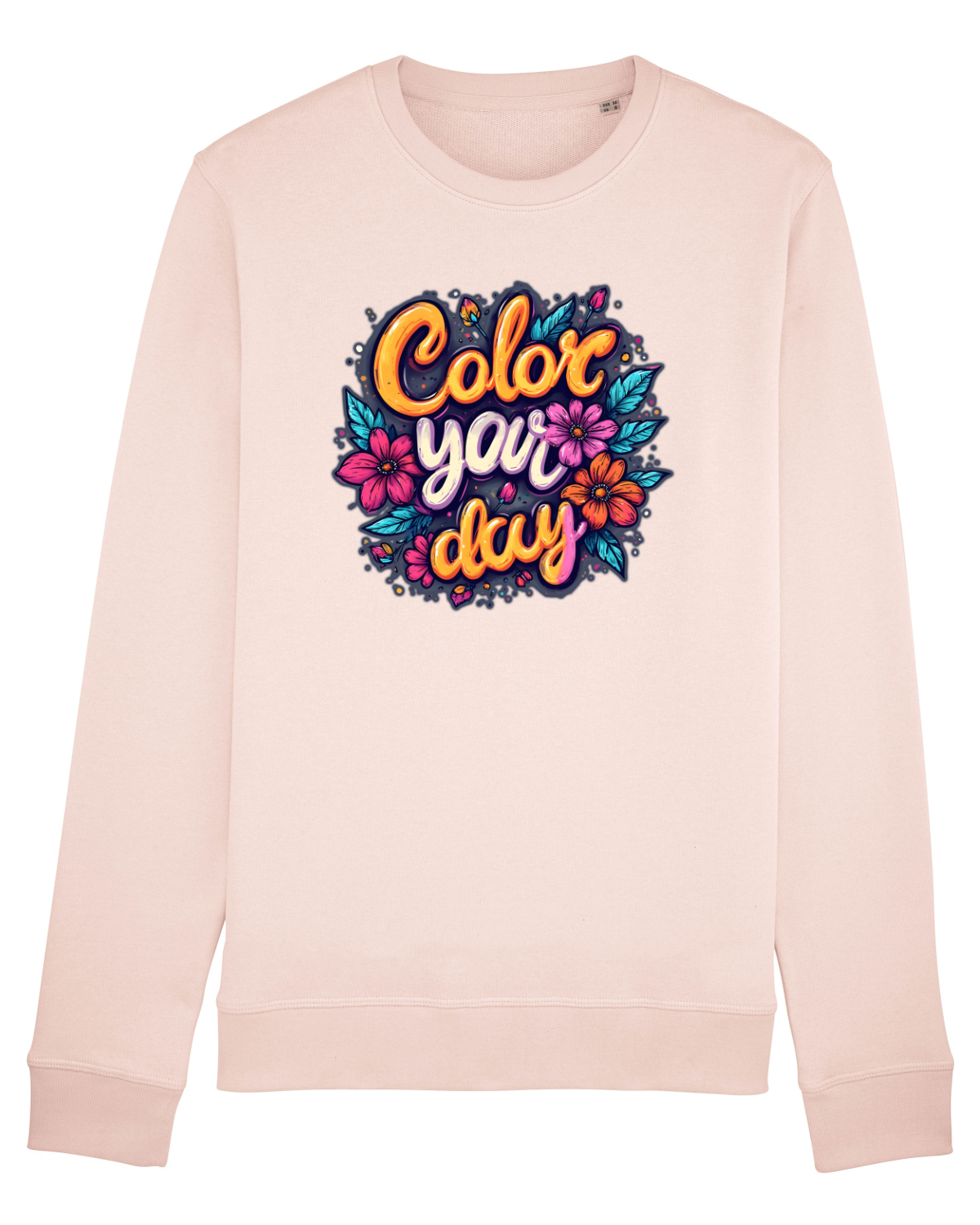 Bluză mânecă lungă Unisex Rise Candy Pink