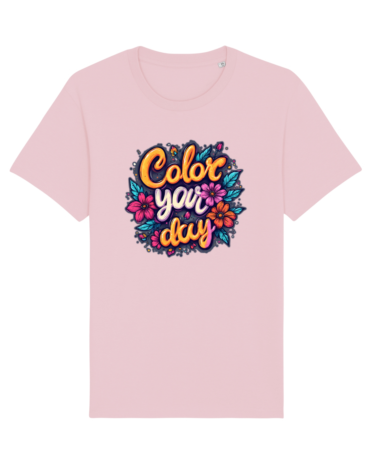 Tricou mânecă scurtă Unisex Rocker Cotton Pink