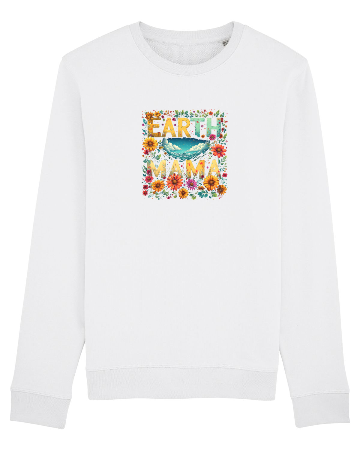 Bluză mânecă lungă Unisex Rise White
