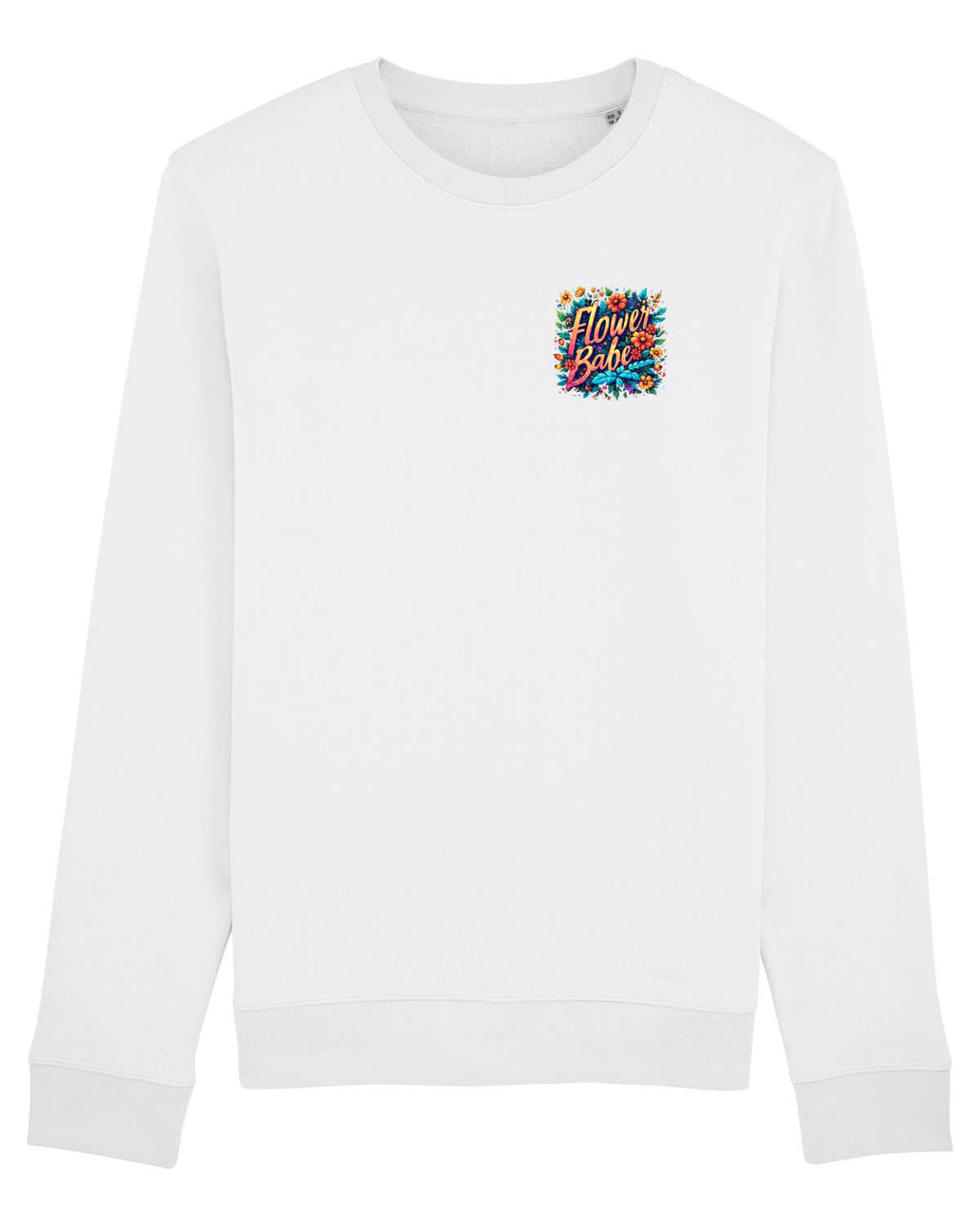Bluză mânecă lungă Unisex Rise White