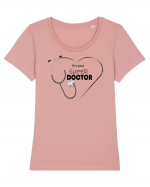 SUPER Doctor Tricou mânecă scurtă guler larg fitted Damă Expresser