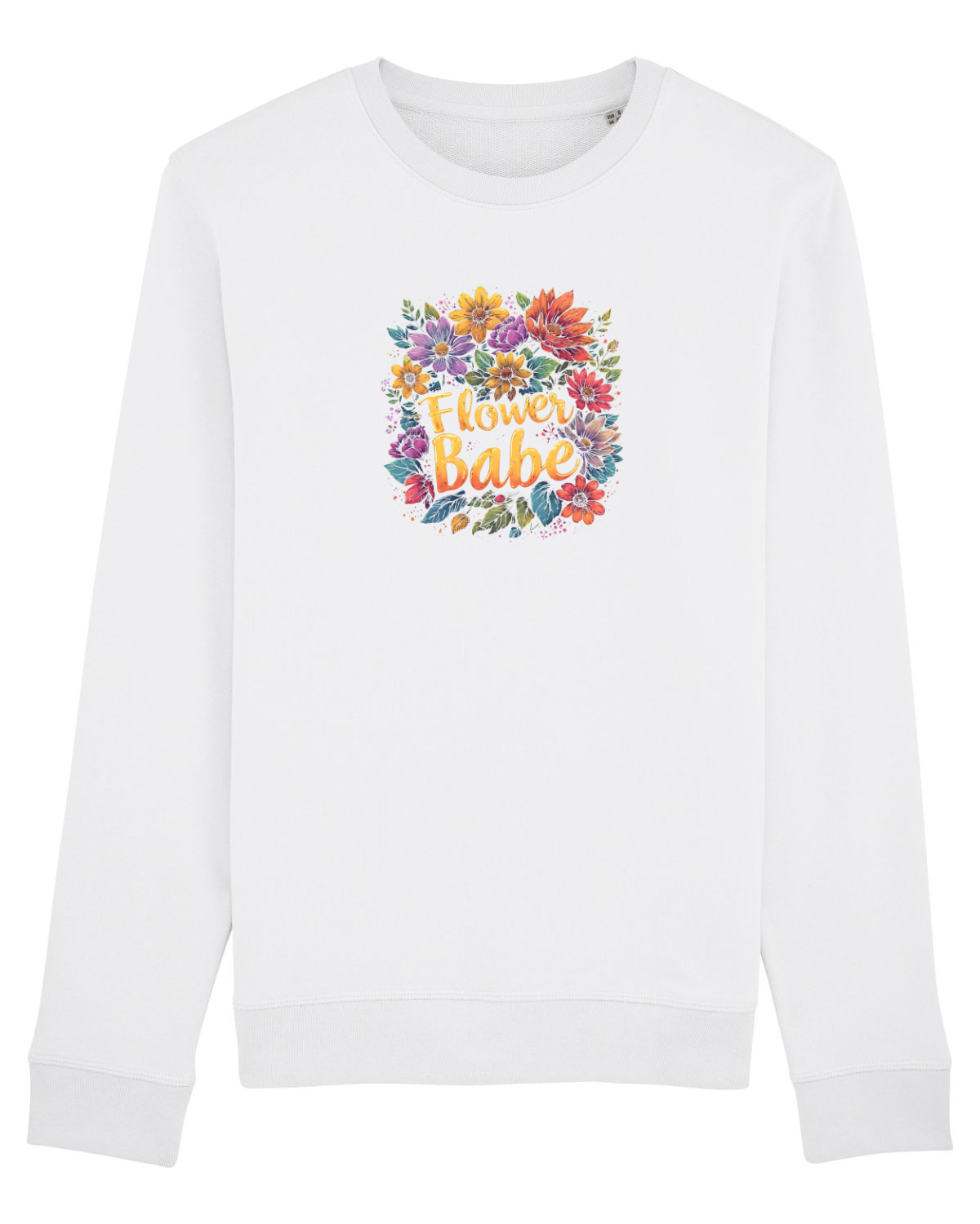 Bluză mânecă lungă Unisex Rise White