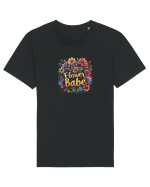 FLOWER BABE - FATA CU FLORI  Tricou mânecă scurtă Unisex Rocker