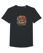 FLOWER BABE - FATA CU FLORI  Tricou mânecă scurtă guler larg Bărbat Skater