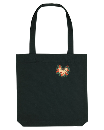 PRIMAVARA INIMA - - HARU - TEXT JAPONEZA - STIL JAPONEZ - lateral Black