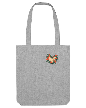 PRIMAVARA INIMA - - HARU - TEXT JAPONEZA - STIL JAPONEZ - lateral Heather Grey