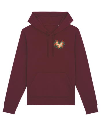 PRIMAVARA INIMA - - HARU - TEXT JAPONEZA - STIL JAPONEZ - lateral Burgundy