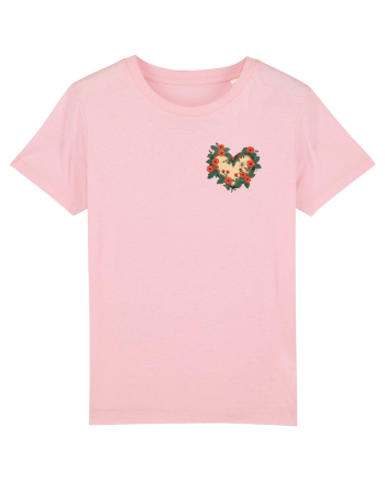 PRIMAVARA INIMA - - HARU - TEXT JAPONEZA - STIL JAPONEZ - lateral Cotton Pink