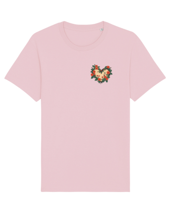 PRIMAVARA INIMA - - HARU - TEXT JAPONEZA - STIL JAPONEZ - lateral Cotton Pink
