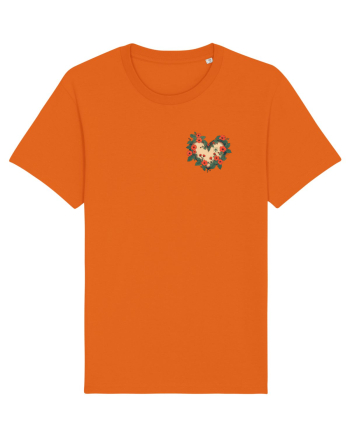 PRIMAVARA INIMA - - HARU - TEXT JAPONEZA - STIL JAPONEZ - lateral Bright Orange