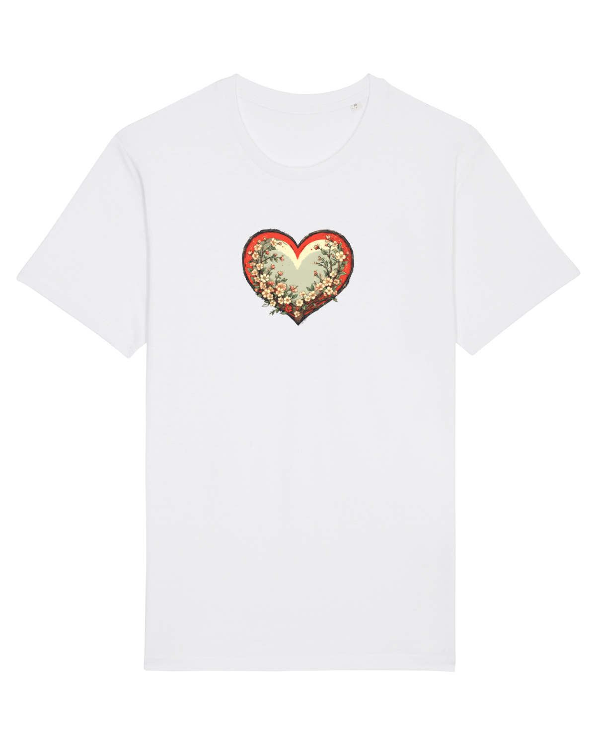 Tricou mânecă scurtă Unisex Rocker White