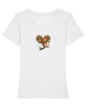 SPRING IS HERE - PRIMAVARA E AICI -  INIMA POM White