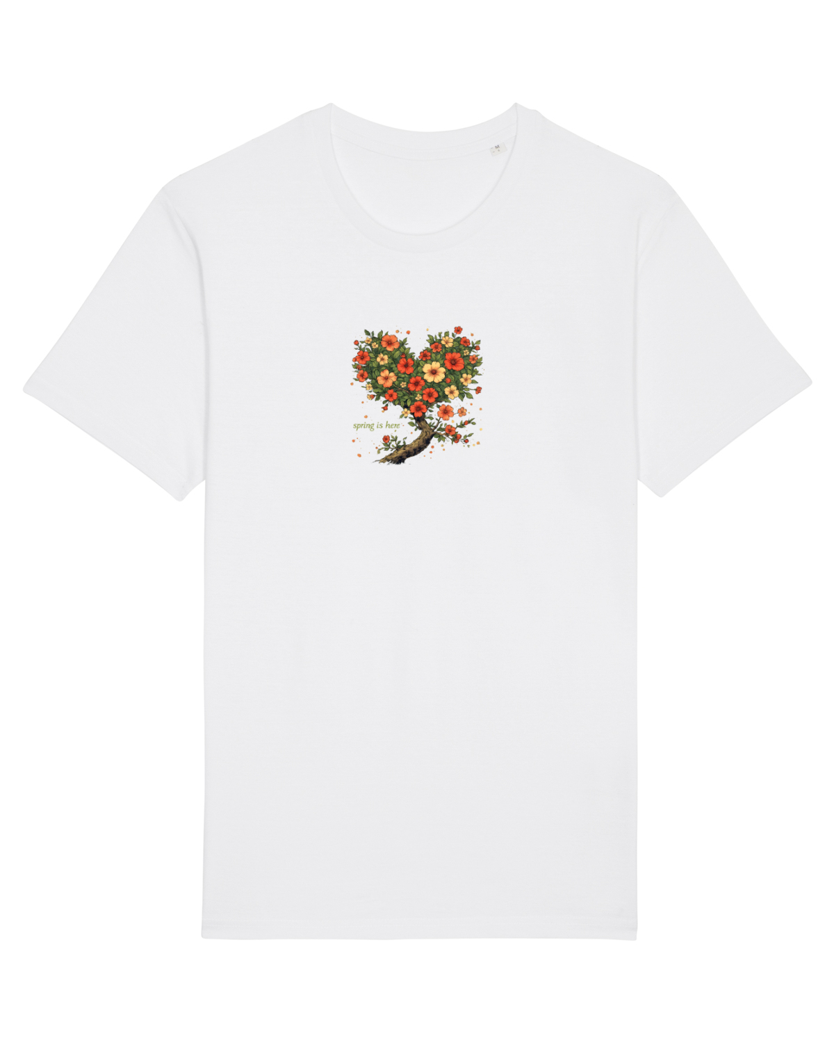 Tricou mânecă scurtă Unisex Rocker White