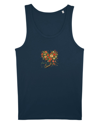 SPRING IS HERE - PRIMAVARA E AICI -  INIMA POM Navy