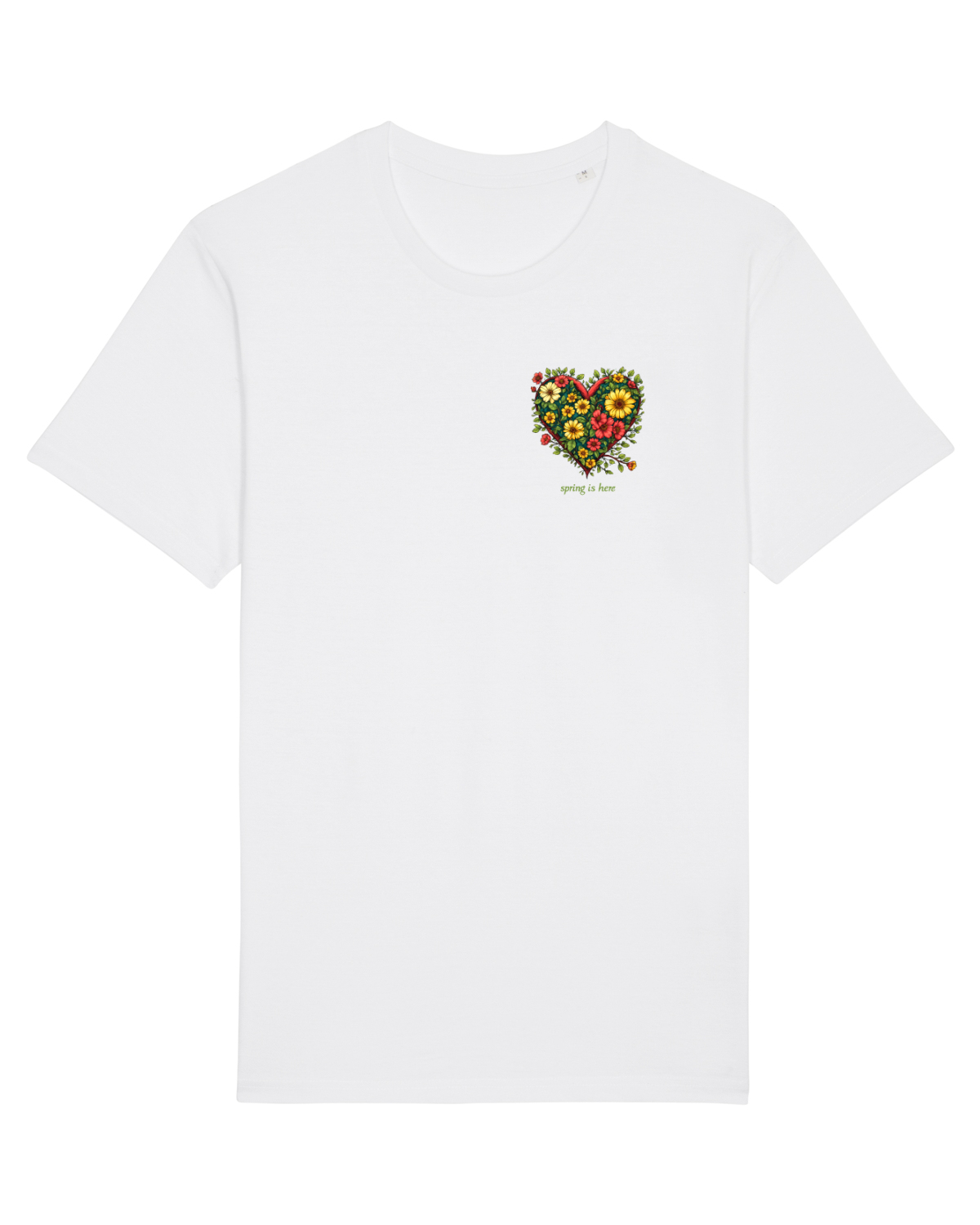 Tricou mânecă scurtă Unisex Rocker White