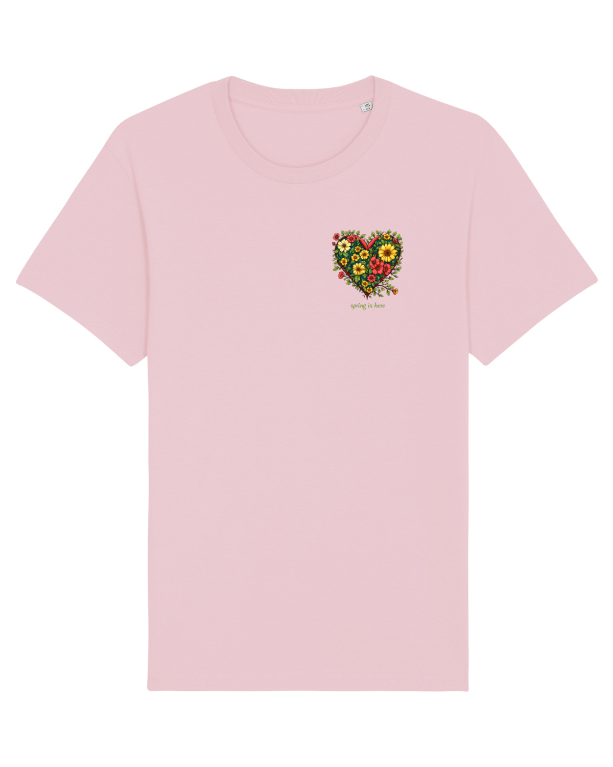 Tricou mânecă scurtă Unisex Rocker Cotton Pink