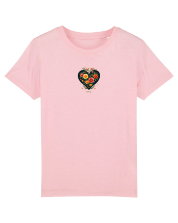 SPRING  - PRIMAVARA -  INIMA din FLORI  Cotton Pink